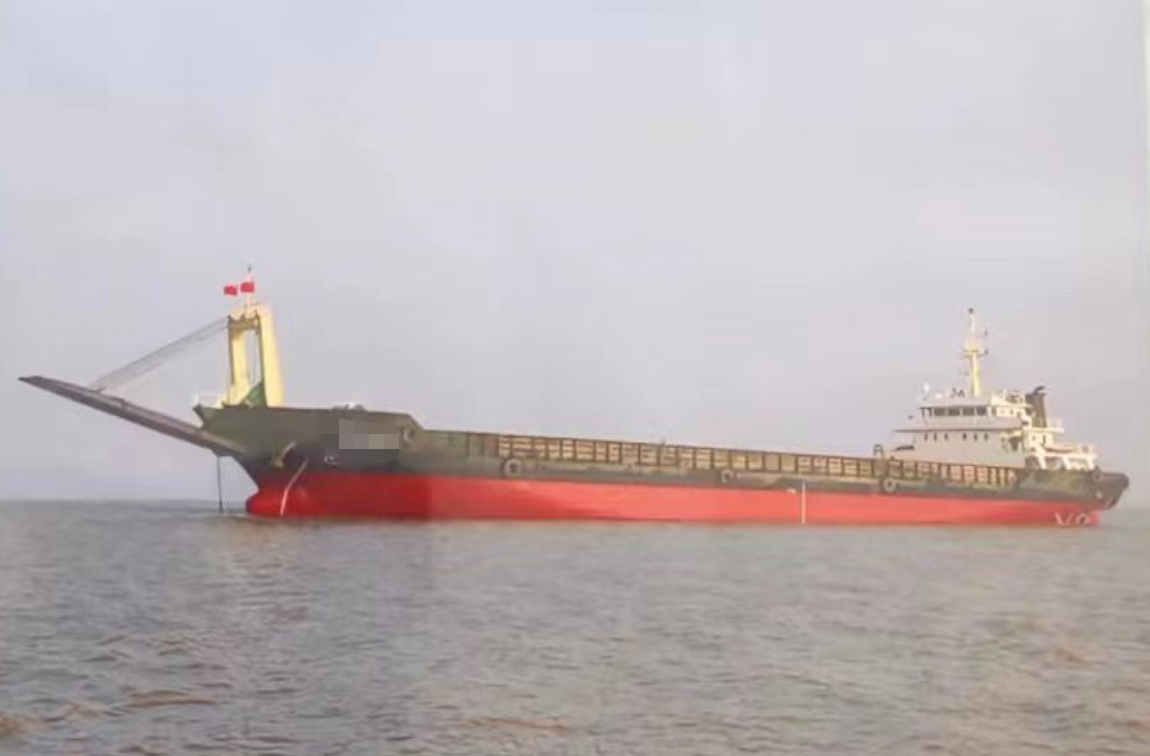 低价出售:【后驾前跳板甲板货船】5000吨，2021年浙江造
