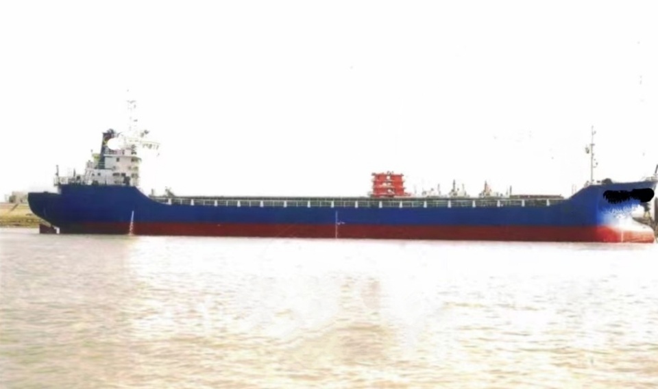 出售4400吨沿海敞口集装箱船