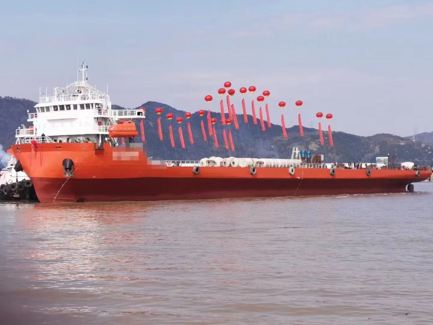 售3400吨前驾驶甲板驳2015年浙江造