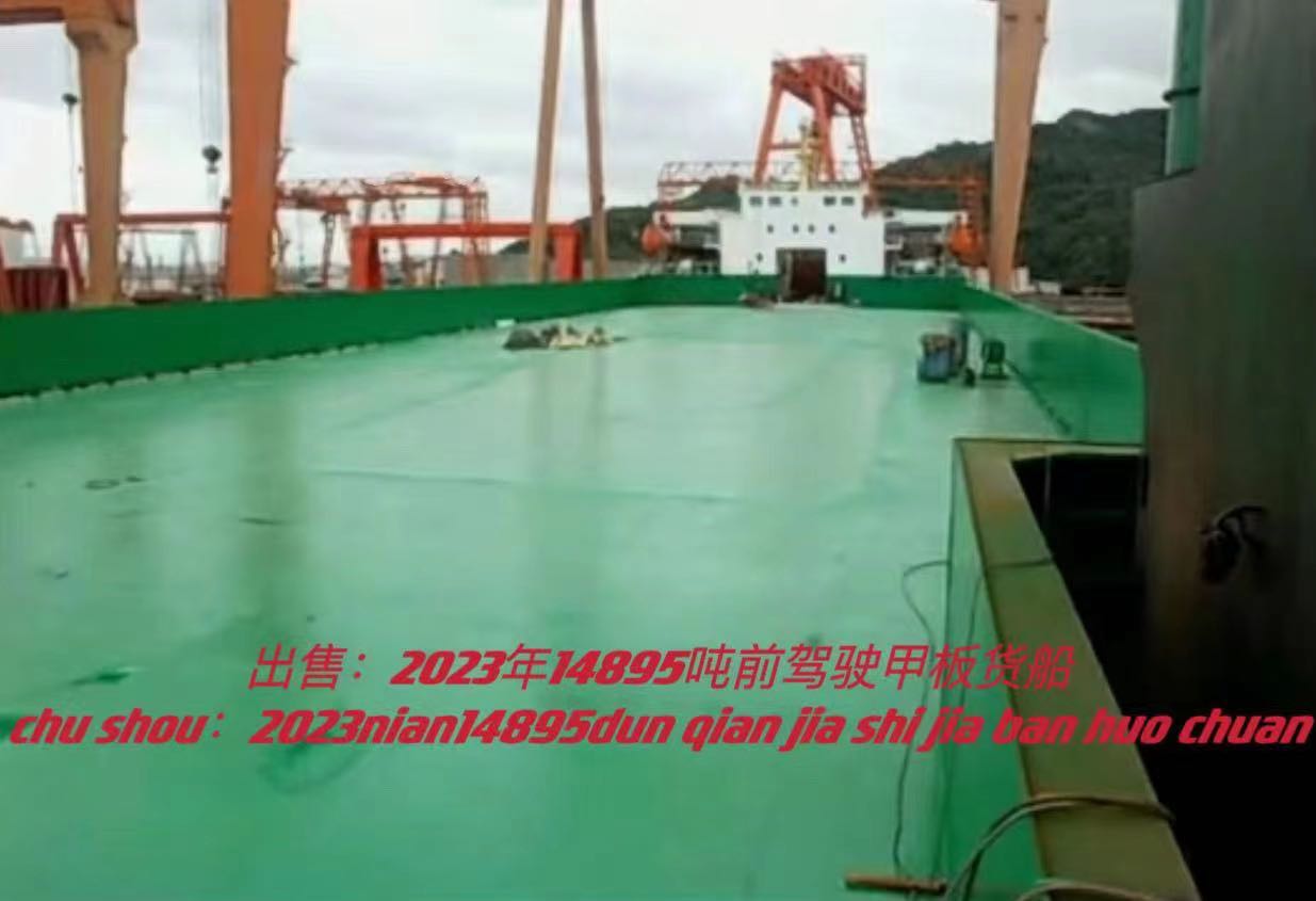 出售2023年14895吨前驾驶甲板货船