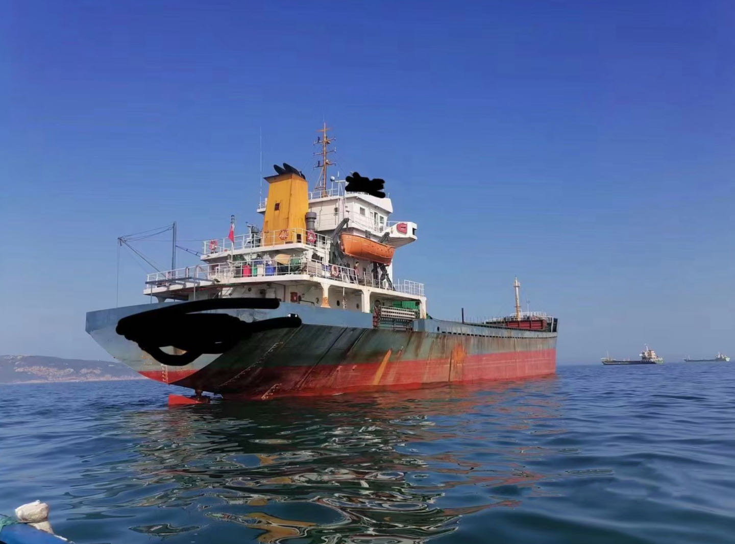 出售5050吨在航多用途船： 2004年12月浙江建造