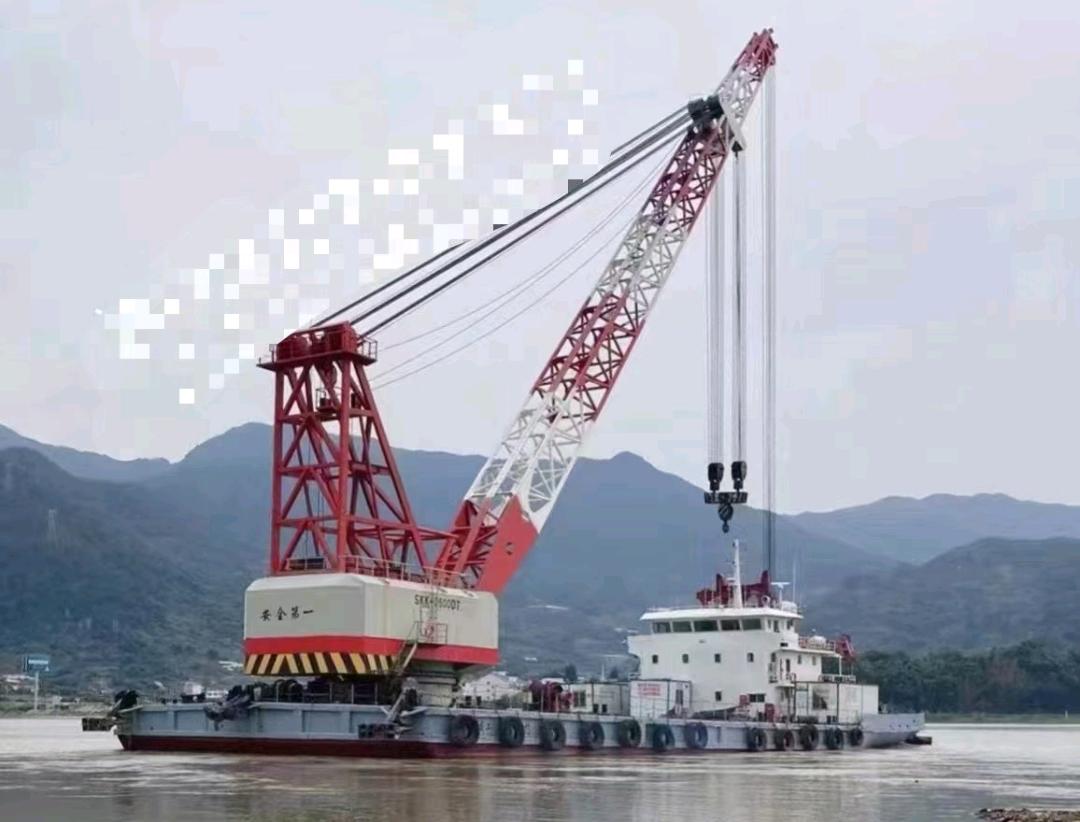 出售起重300吨浮吊船