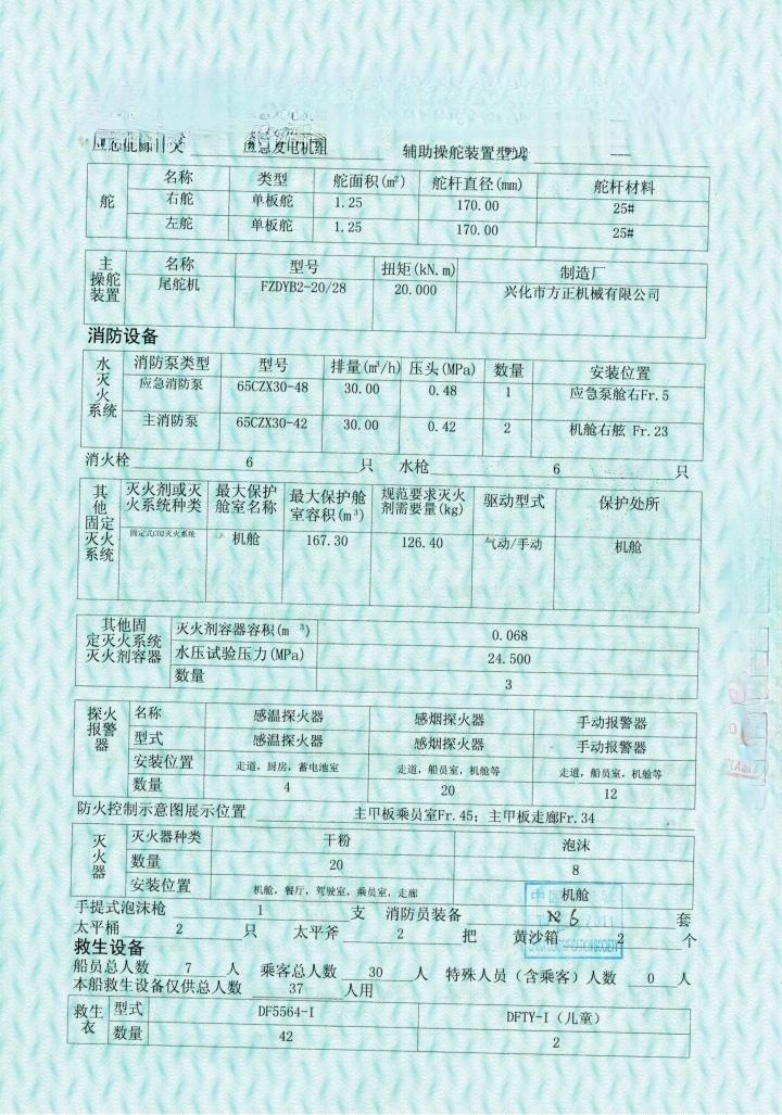 1级客船