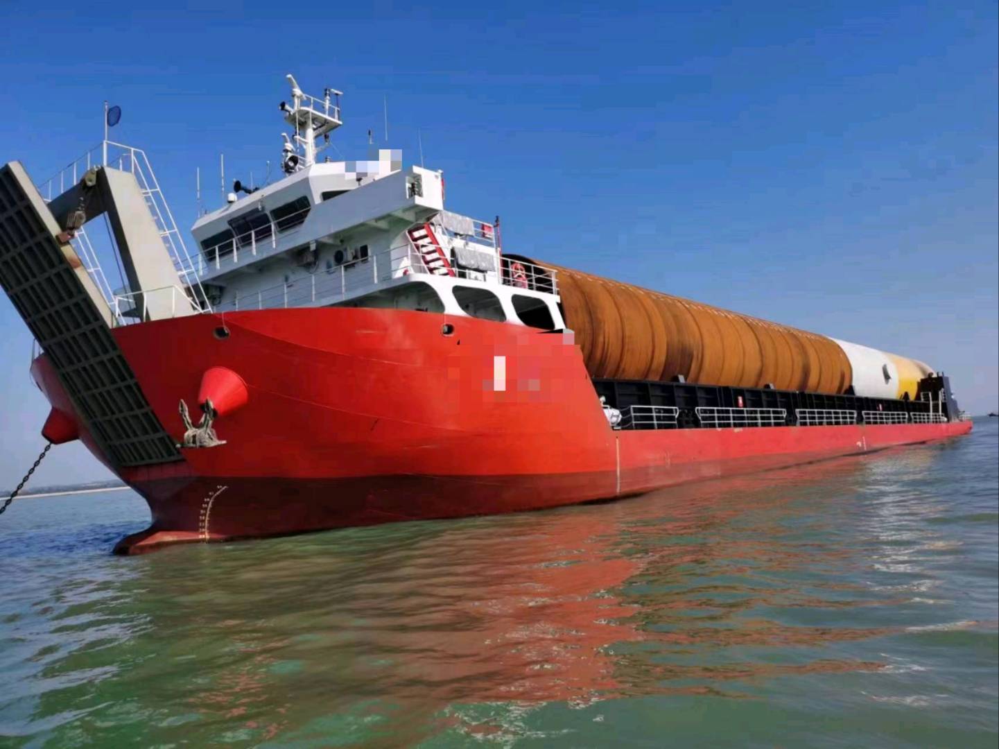 出售：《吉船街299》 5000吨前驾甲板驳船 约2021江苏ZC完工