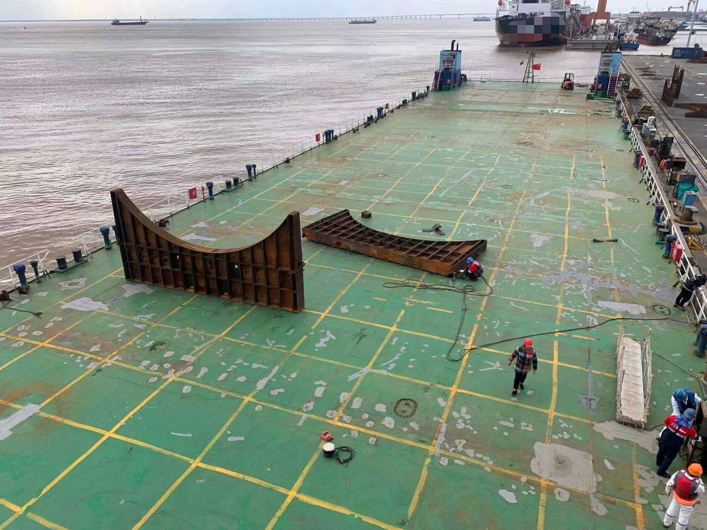 售、租：《吉船街532》 7100吨甲板驳船/前驾前跳 2021年6月江苏ZC完工