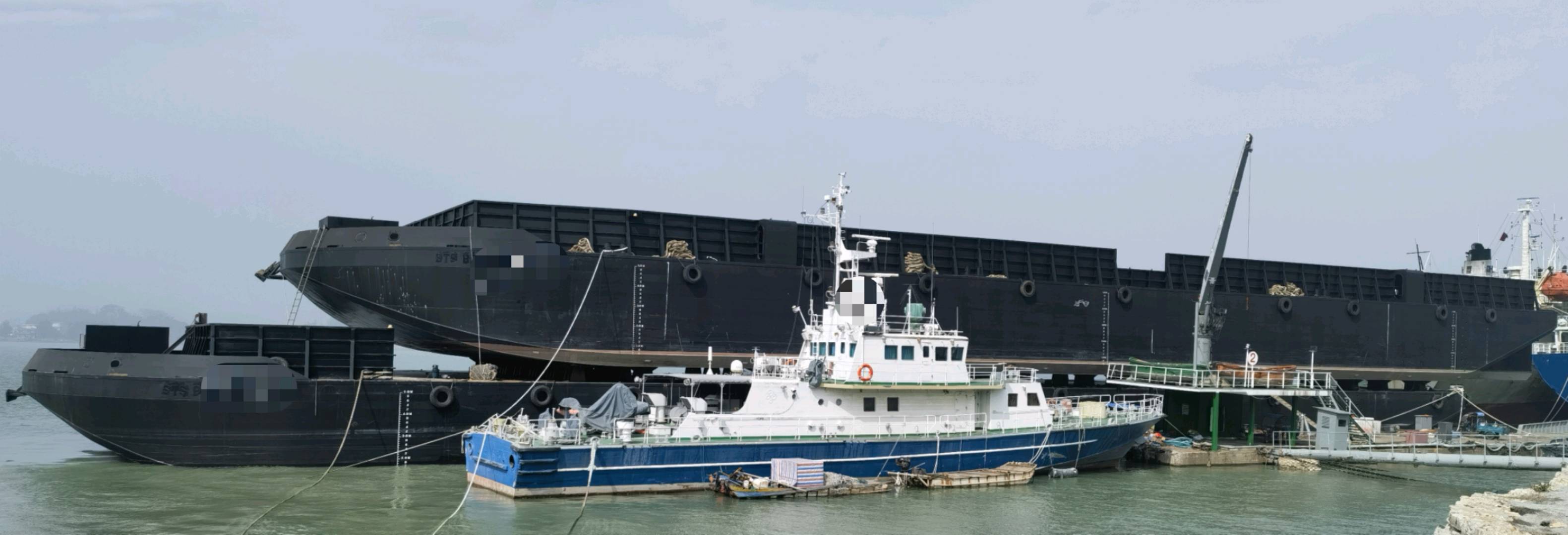 在建出售：《吉船街》 310尺10000吨非自航甲板驳船 2024年约5月扬州完工