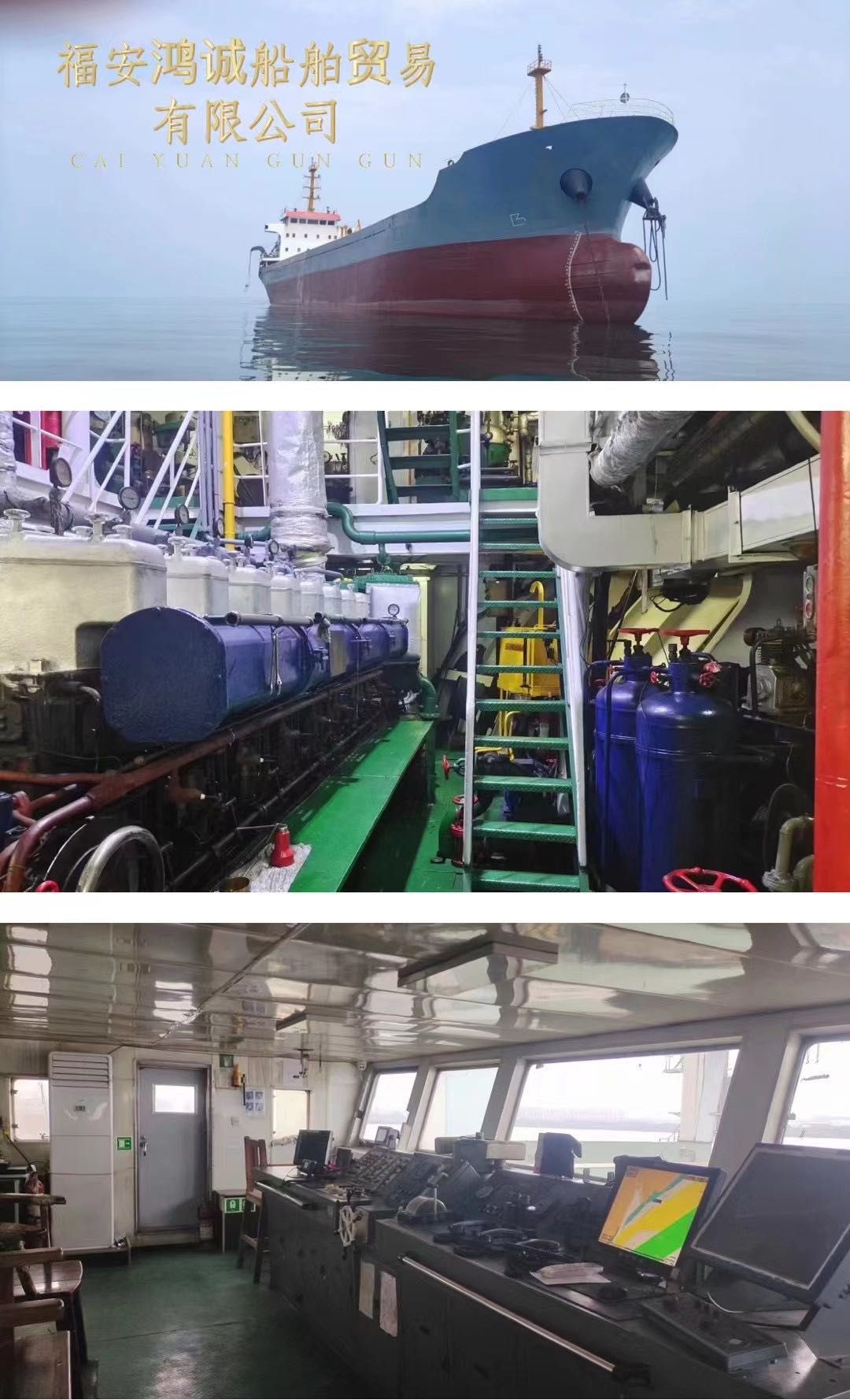 低价/低价出售5030吨散货船 去年已经上排特检保养好 2008年台州国营海东船厂建造