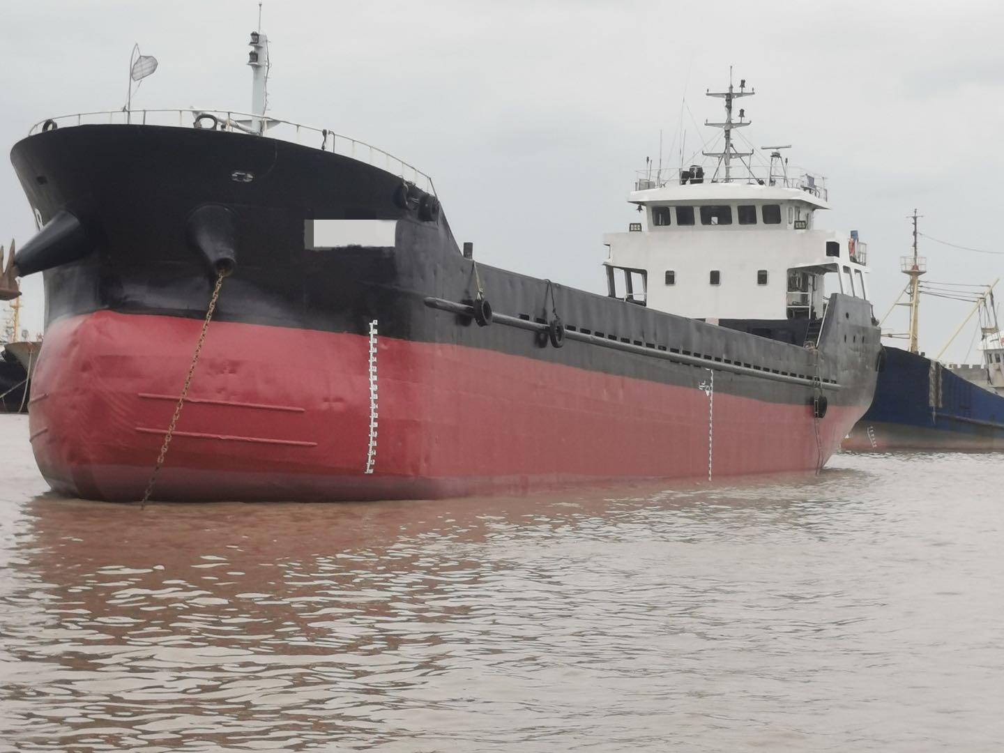 出售实载1300吨通舱干货船 2018年12月江苏建造