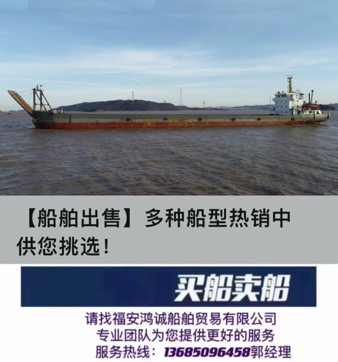 低价出售实载3000吨甲板货船 前跳板/后驾驶室/ 2008年12月建造/ 船级社CCS