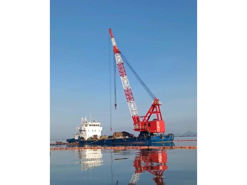 出售:100T起重船 建造完工:2007/2图1