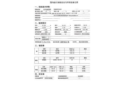 出售3000吨化学品船图5