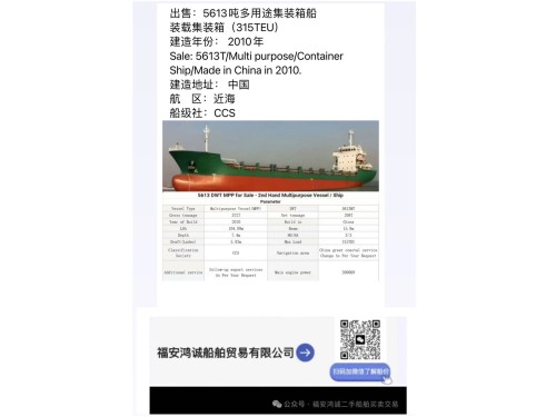 【多艘5000吨级精品多用途船推荐】多用途集装箱船热销中,供您选择!图4