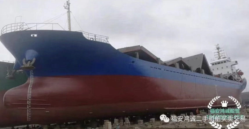 出售：5000吨多用途船 建造地址：中国 浙江 建造年份：2008年 航区海区：近海（A1+A2） 船级社：CCS（中国船级社）