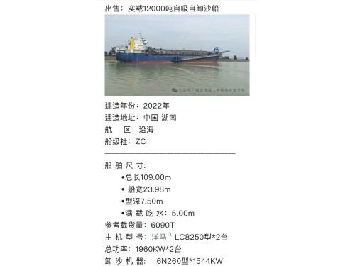 【各种类型沿海自卸砂船出售】热销中,供您挑选!图3