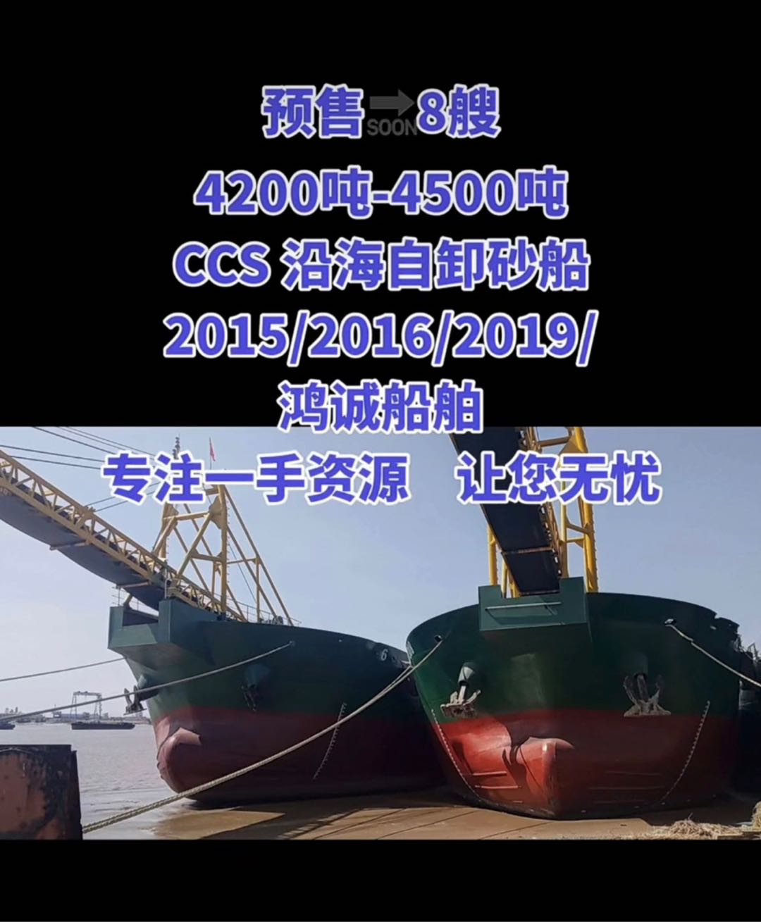 【各种类型沿海自卸砂船出售】热销中，供您挑选！