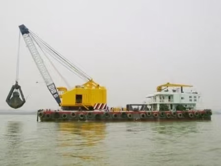 出售2009年造35方沿海非自航抓斗挖泥船