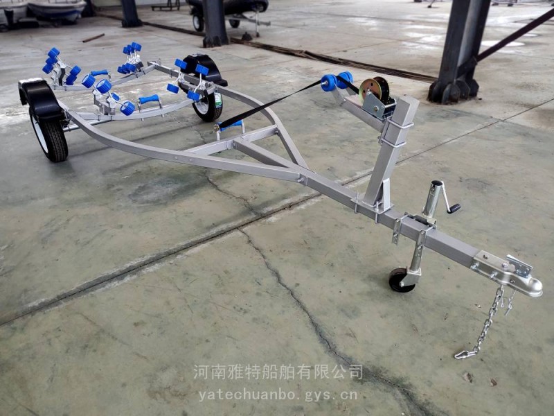 雅特冲锋舟拖车  橡皮艇拖车 船艇拖车