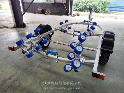 雅特冲锋舟拖车 橡皮艇拖车 船艇拖车图5