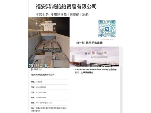 出售:5000吨双壳多用途船 建造年份:2011年 建造地址: 中国图2