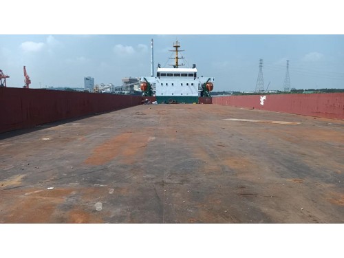 出售:5000吨双底甲板货船 (前跳板后驾驶) 建造年份:2022年 建造地址:中国 江苏图2