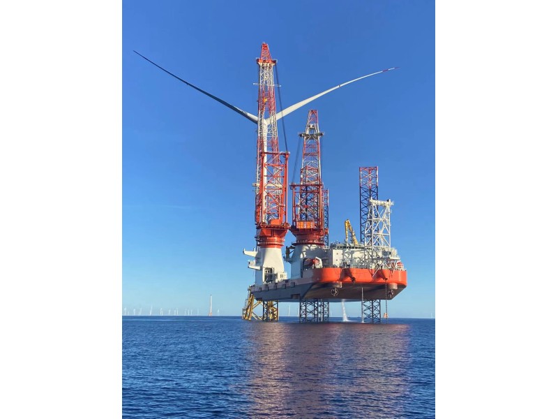 出售2023年造1200吨自升式海上风电安装平台