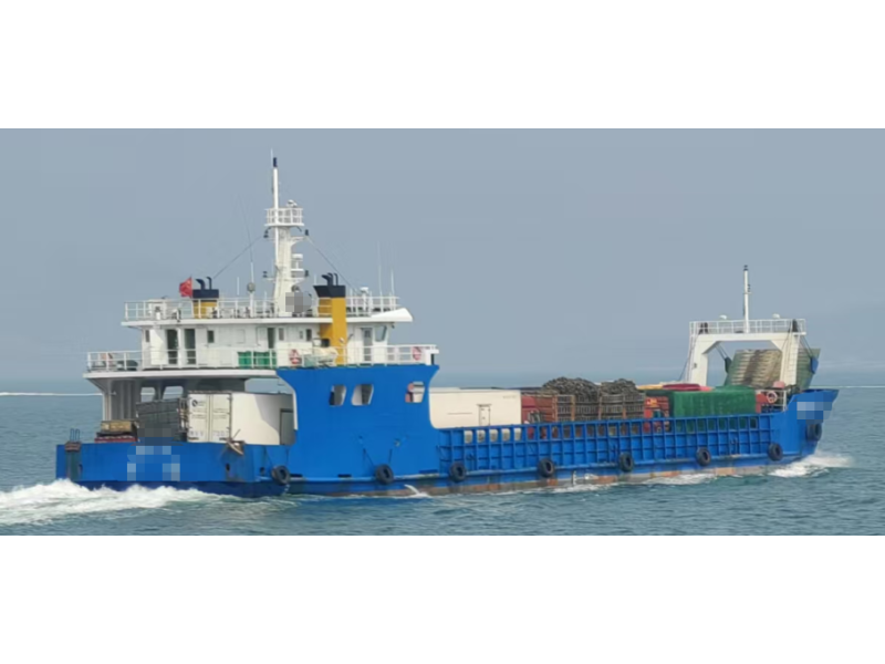 出售2021年造450吨后驾驶沿海双机汽车渡船
