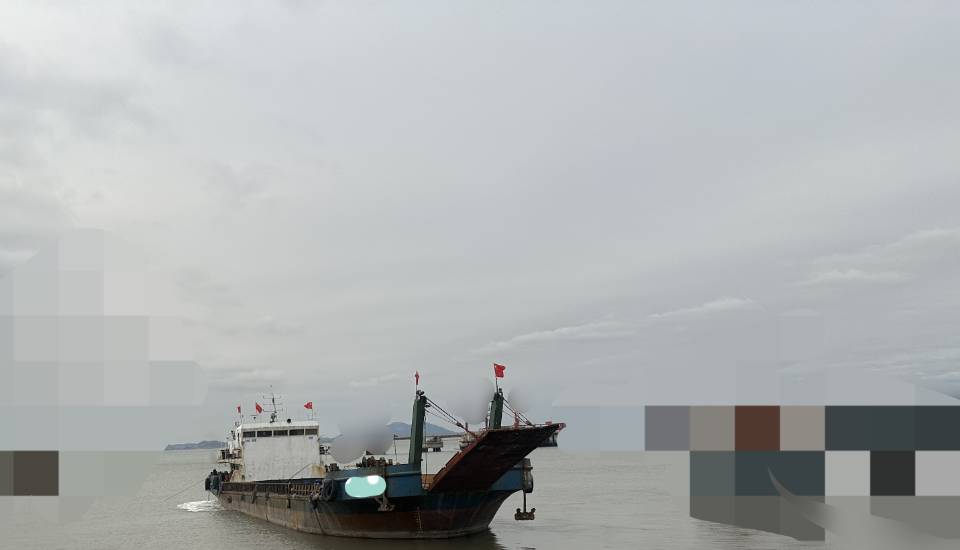 出售1200吨沿海后驾甲板船