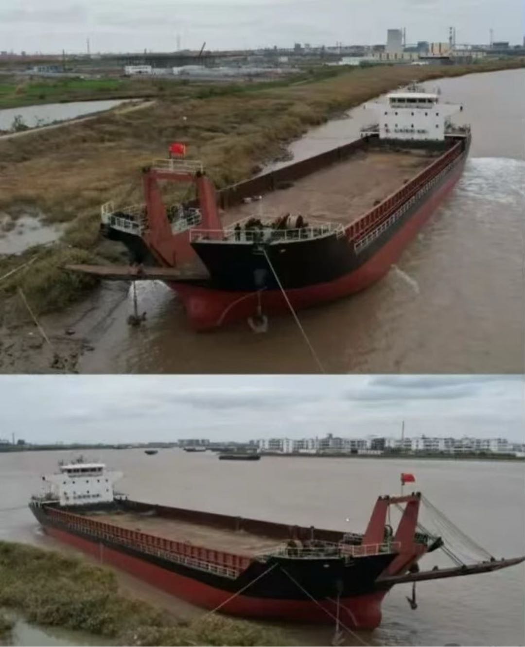 出售：5700吨甲板货船 前跳板/后驾驶/ 建造年份：2018年 建造地址：中国 江苏