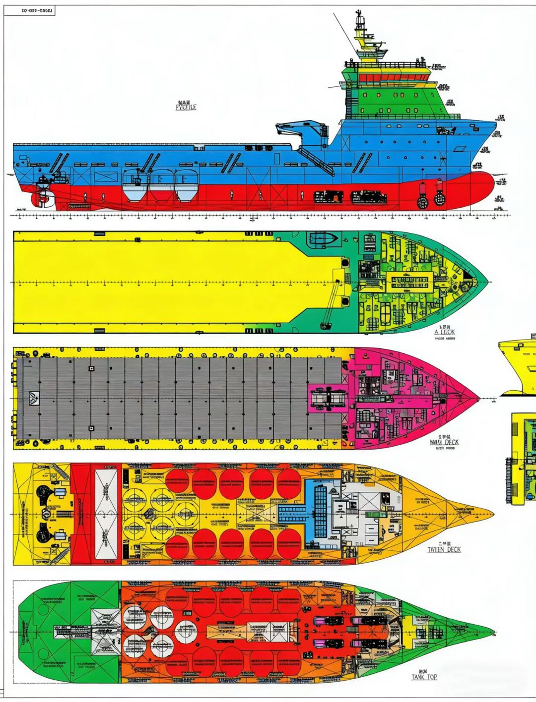 出售：85M新型电推多用途工作船 船舶类型：CCS级多用途工作船