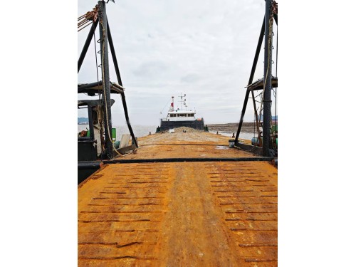 出售2010年造500吨沿海后驾驶前跳板甲板货船图2