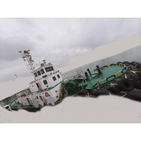 新泻主机 出售2002年造3100马力沿海全回转拖轮