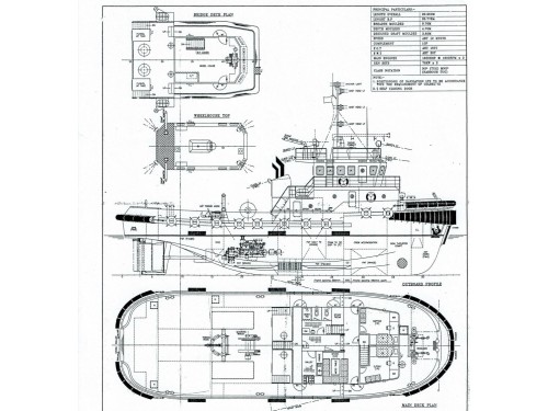 出售：3200HP外贸港作拖轮  基础信息 • 建造年份：2010年 • 建造地点：马来西亚图2