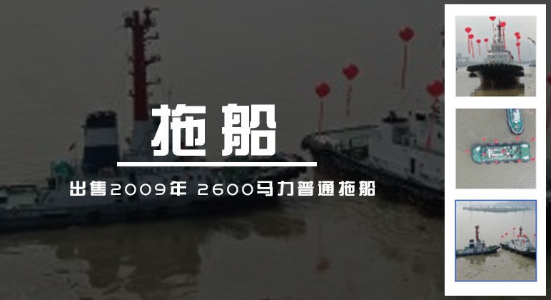 出售2009年 2600马力普通拖船