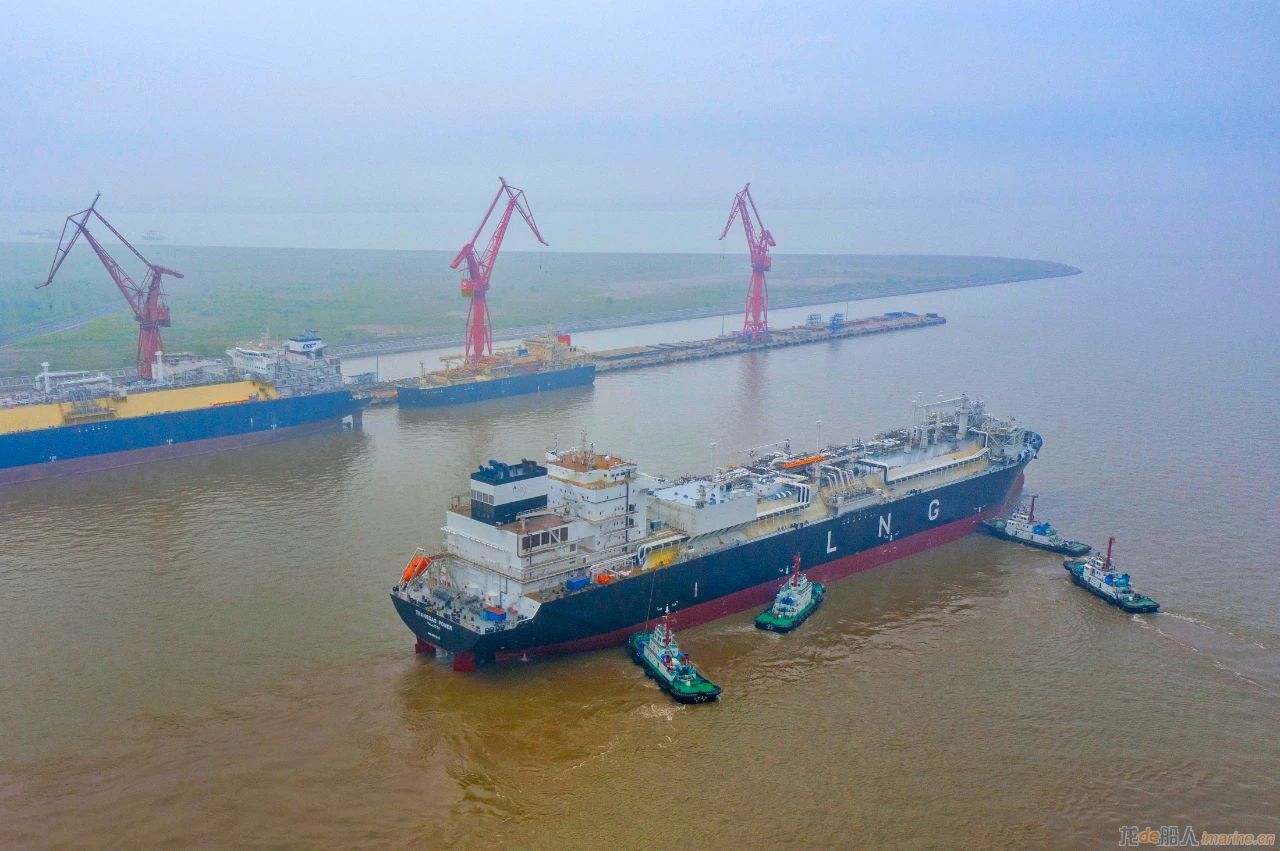 沪东中华造国内首艘LNG-FSRU船完成气体试航