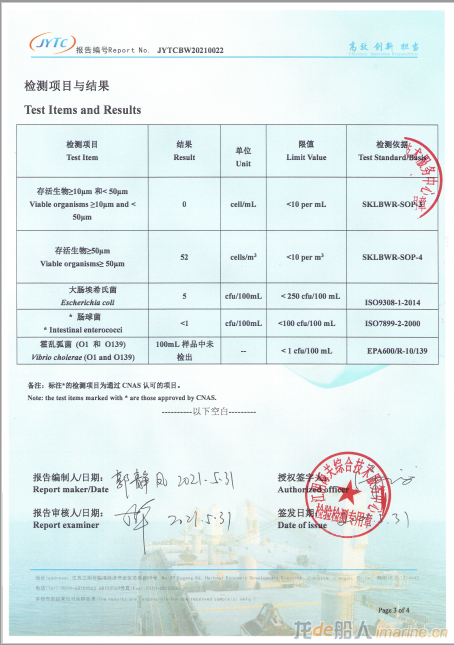 压载水超标!国际航行船舶在南通被查处