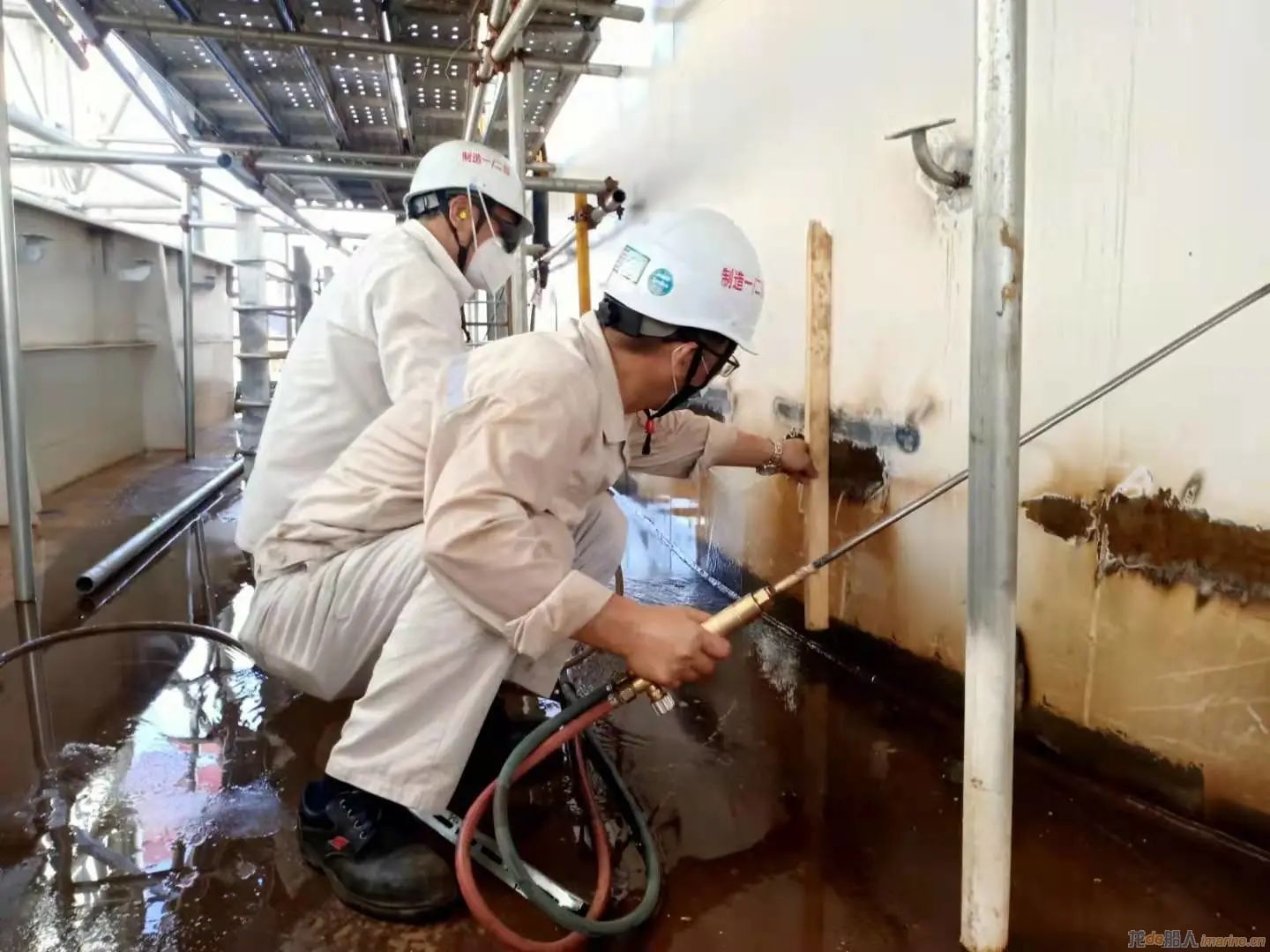 国产首制大型邮轮H1508船T1b总段搭载完成