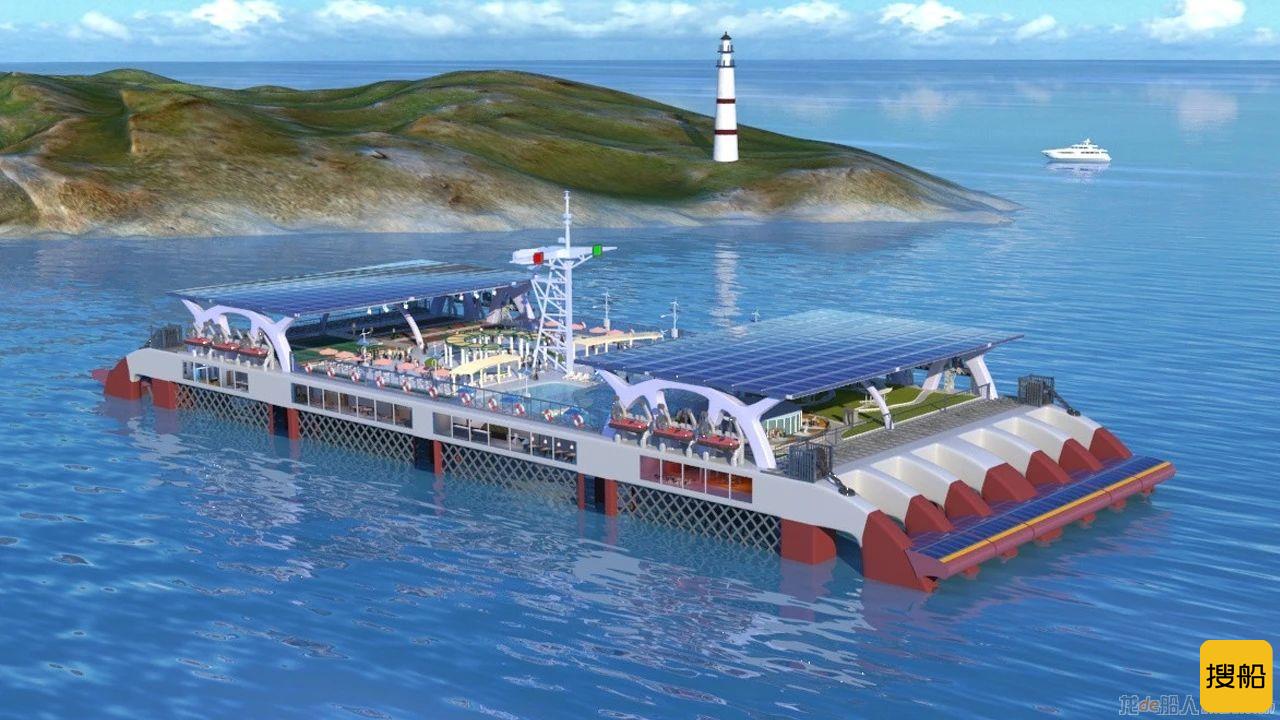 广船国际80米半潜箱型养殖旅游平台开始总组
