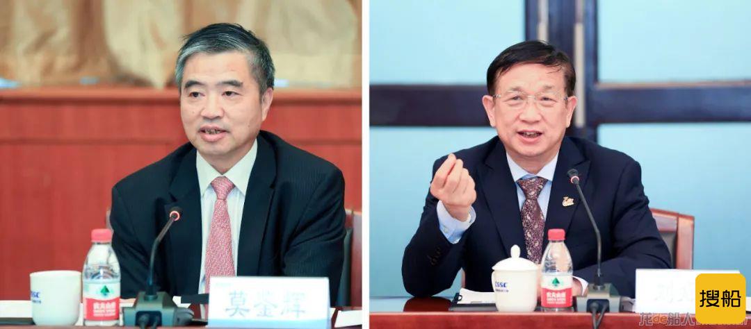 中国舰船研究院院长,工程管理中心主任刘郑国,院党委书记,副院长肖坤