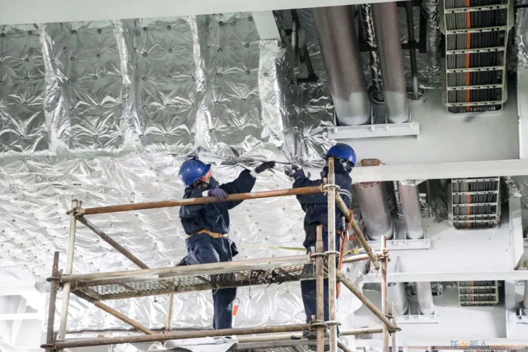 广船国际中海客滚船2号船完成空船测重试验
