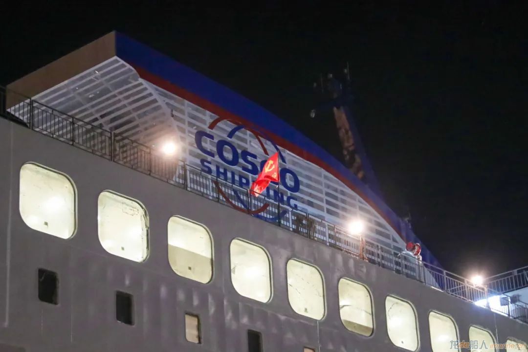 广船国际中海客滚船2号船完成空船测重试验