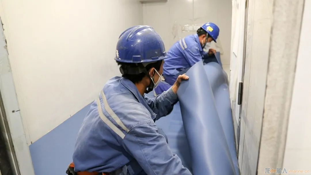广船国际中海客滚船2号船完成空船测重试验