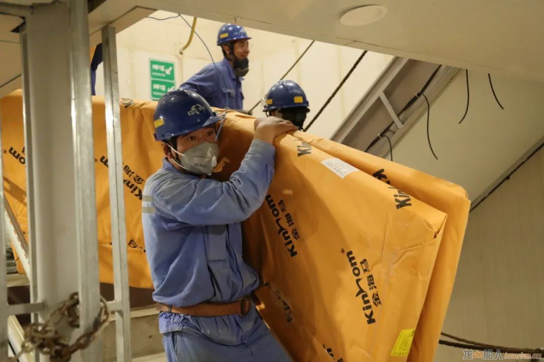 广船国际中海客滚船2号船完成空船测重试验
