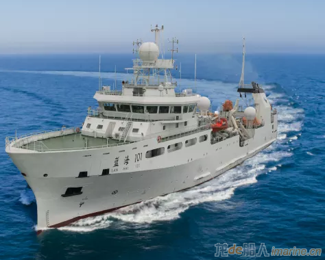 海洋渔业科考船“蓝海101”号和“蓝海201”号通过竣工验收