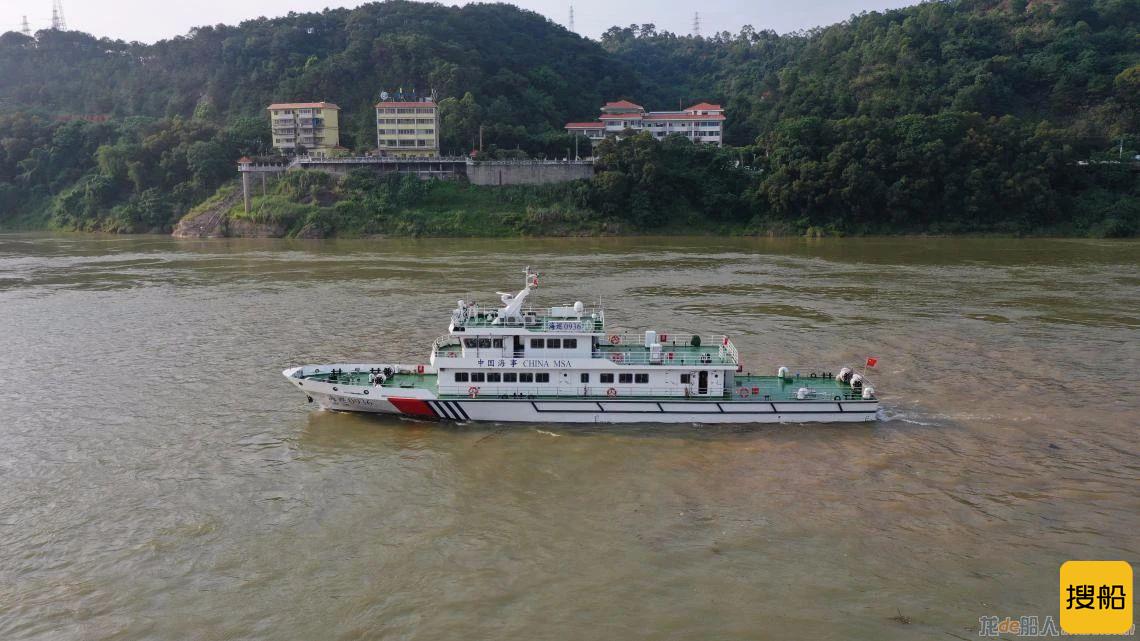 中船桂江造船交付广东海事局两艘内河40米级巡逻船