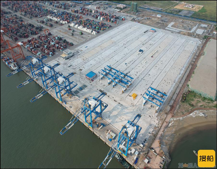钦州港自动化集装箱码头完成改造