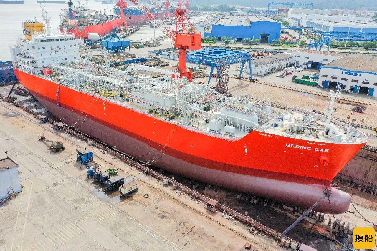 舟山中远海运重工完成LPG船“白令”轮修理改装工程