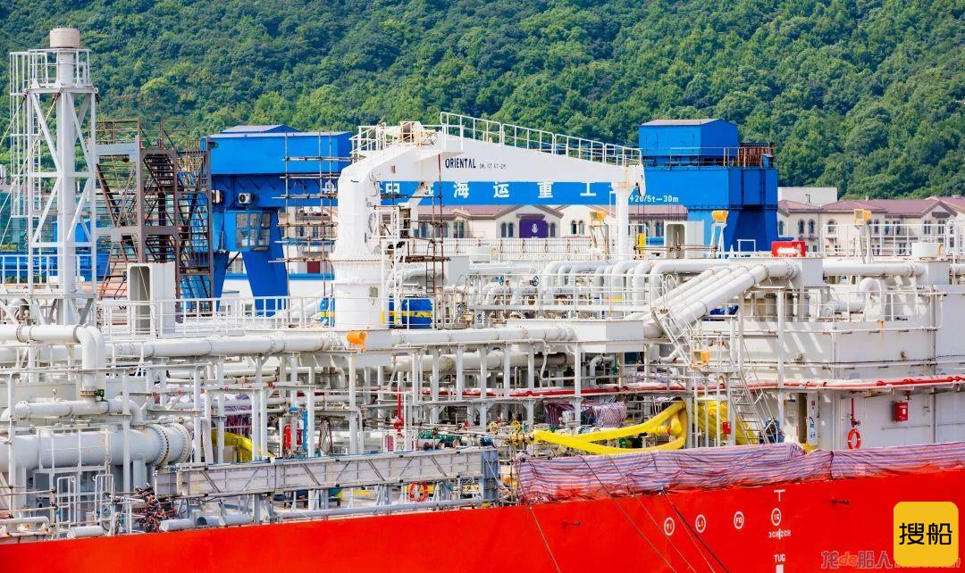 舟山中远海运重工完成LPG船“白令”轮修理改装工程