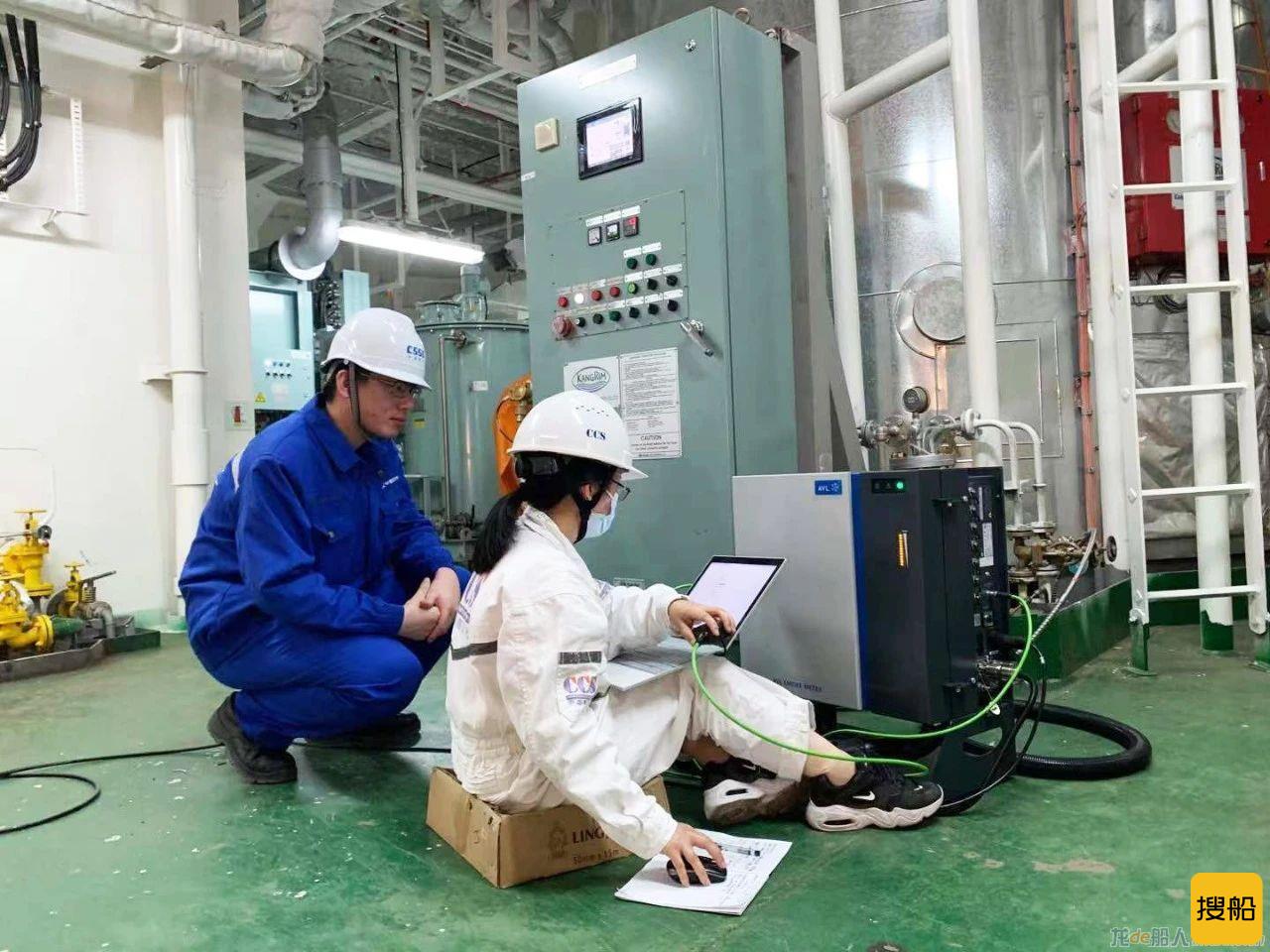 中国船级社开展首次实船黑碳排放测试