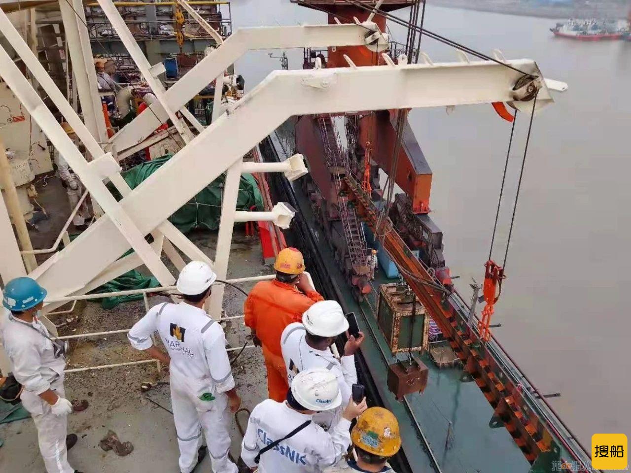 上海中远海运重工完成“彼格莉”轮修理工程