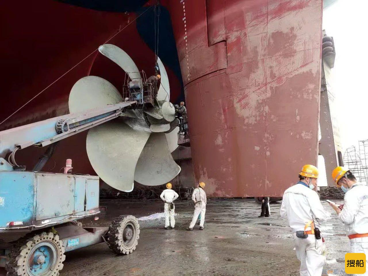 上海中远海运重工完成“彼格莉”轮修理工程